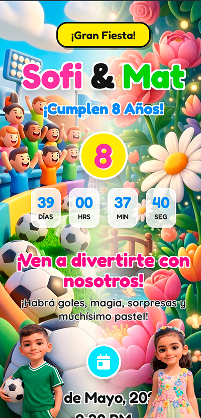 Invitación Infantil