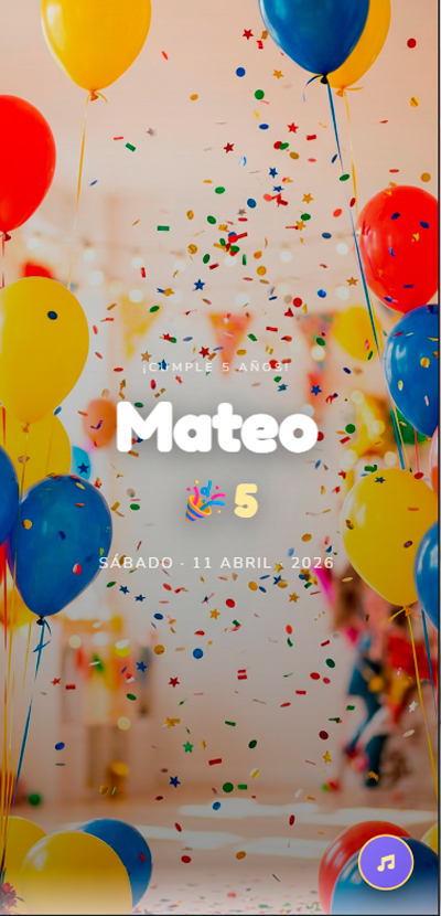 Cumpleaños Infantil