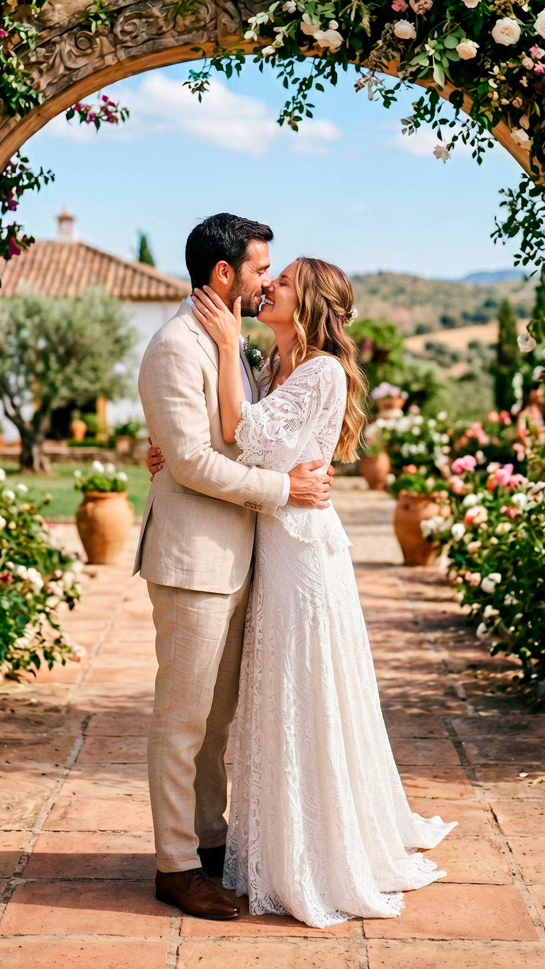 Foto de los novios